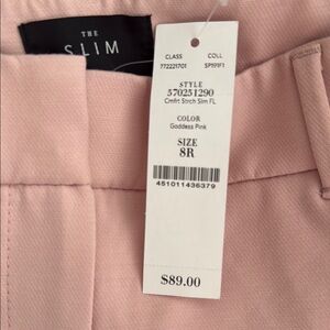 NWT White House/Black Market Pink Slim Fit Pants
